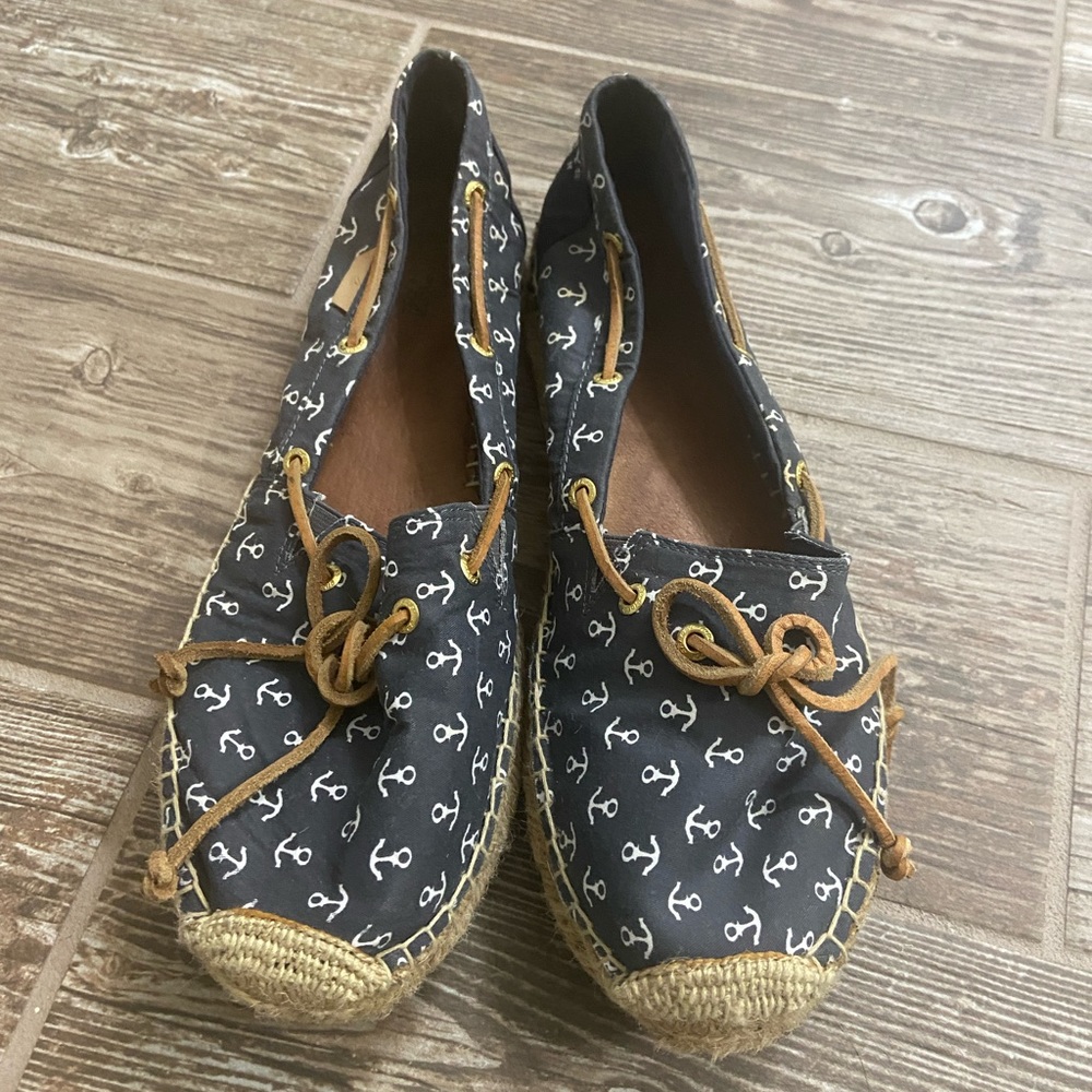 Women’s Sperry Espadrille Anchor Pattern Shoes